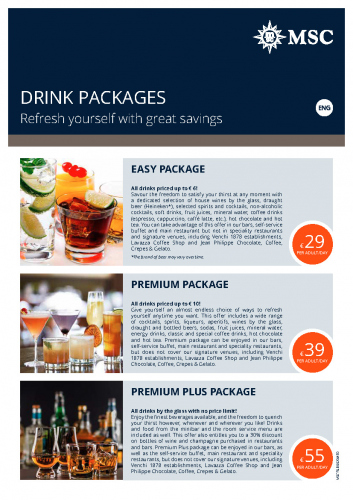 Drink Packages