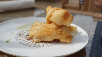 Batter-fried Cod bites