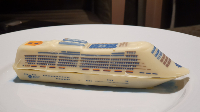 Miniature Chocolate Ship