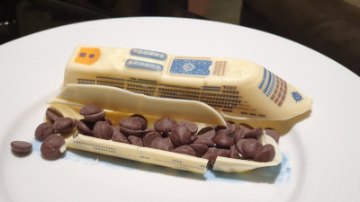 Miniature Chocolate Ship